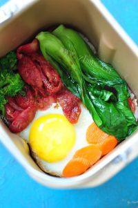 美味腊肠煲仔饭