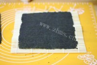 紫薯风味寿司做法图解3)