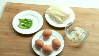DIY金针菇炒鸡蛋做法图解1)