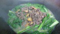 美味菜心牛肉粒做法图解9)