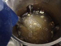 美味的玉米豆浆做法图解4)