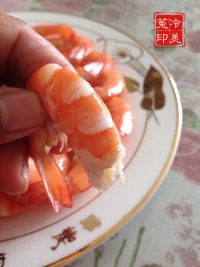 美味的白灼虾