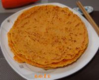 自制胡萝卜鸡蛋饼