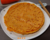 自制胡萝卜鸡蛋饼