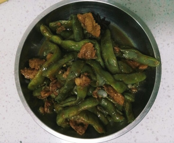 珍馐美味的豆角炒肉
