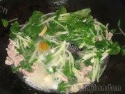 美味的上汤白菜苗做法图解4)