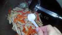 自制彩椒耗油海鲜菇的做法图解十二