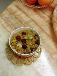 美味的腊肠炒饭做法图解5)