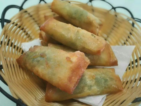 美味的炸春卷