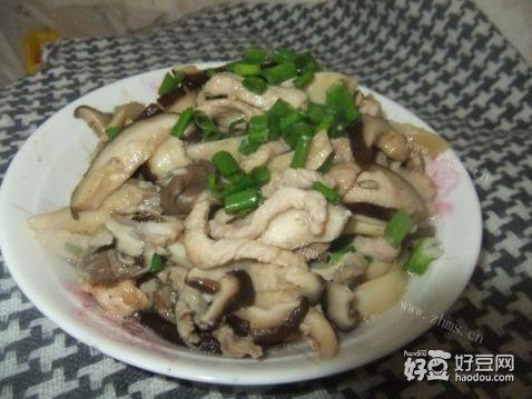 双菇肉片