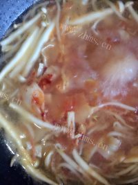 美味的泡菜锅做法图解6)