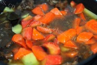 美味的胡萝卜焖羊肉