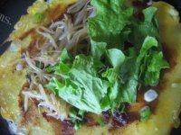香脆菜煎饼做法图解7)