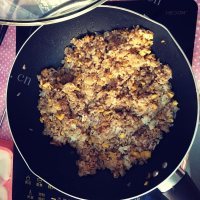 美味的手残党的炒饭做法图解3)