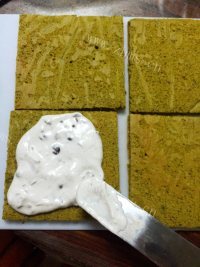 美味抹茶红豆蛋糕做法图解16)