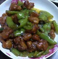 家常菜青椒肉段