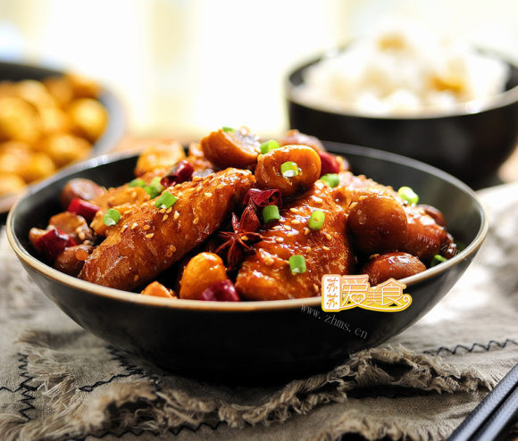 板栗烧鸡翅