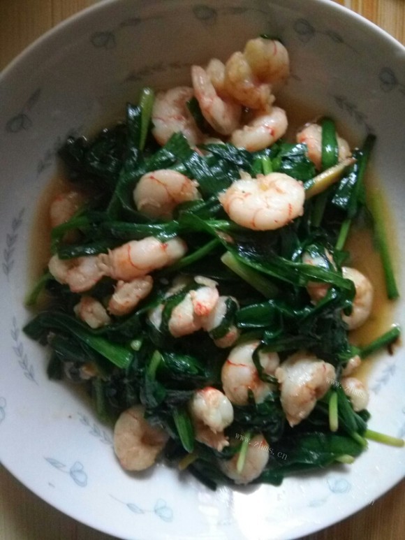 香飘十里的韭菜炒虾仁