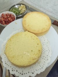 独特的草莓奶油蛋糕做法图解2)