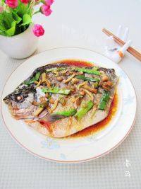 家常菜清蒸红鲳鱼