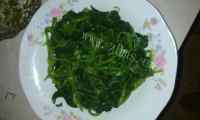 家常菜粉丝拌菠菜做法图解2)