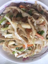 口感极佳的家常炒饼