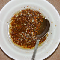 独特的蒜蓉烤茄子做法图解6)