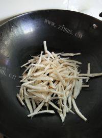 家常菜素炒杏鲍菇做法图解4)