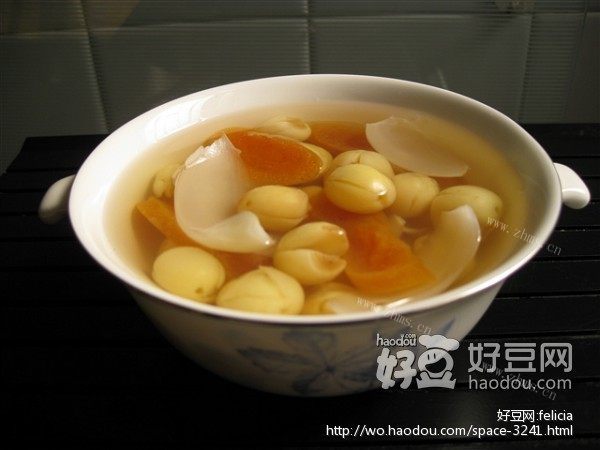 冰糖百合蓮子柿饼