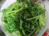 家常菜清炒白菜苔
