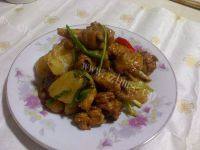 家常菜土豆焖鸡块