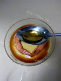 美味佳肴般的虾仁鸡蛋羹做法图解8)