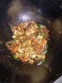 美味的香辣螃蟹做法图解10)