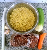 营养价值极高的三宝烩牛肉做法图解1)