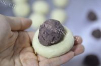 香甜番薯红豆饼做法图解5)