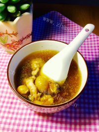 美味的雄参炖猪展做法图解8)