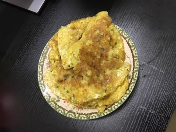 喷香的土豆鸡蛋饼