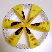 自制牛奶鸡蛋发糕做法图解13)