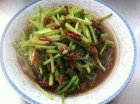 健康营养的芹菜炒肉丝