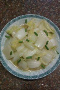 家常菜炒大白菜