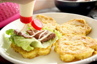 家常菜芥菜炒瘦肉做法图解8)