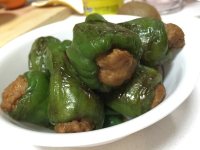 家常菜青椒塞肉