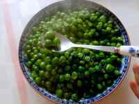 家常菜清炒豌豆