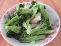 家常菜西兰花炒肉