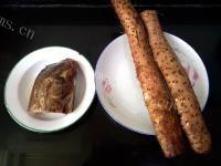 无油版腊肉炖山药做法图解1)