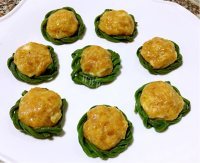 美食豇豆镶嵌珍珠丸做法图解16)