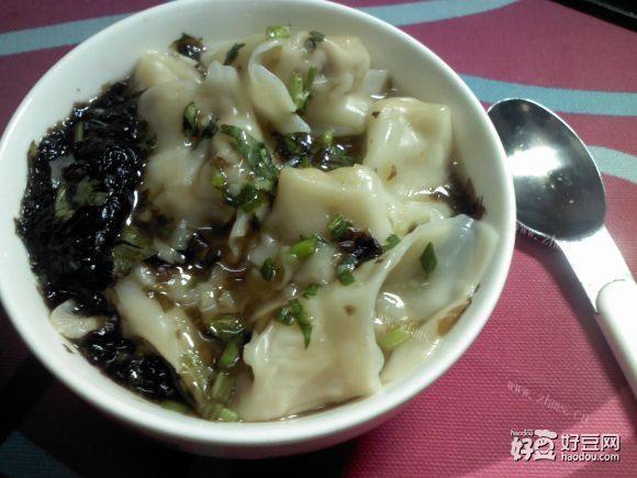 紫菜虾皮馄饨