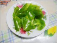 「健康美食」尖椒干豆腐做法图解2)