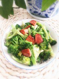 家常菜火腿西兰花