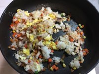 土魠鱼炒饭做法图解7)